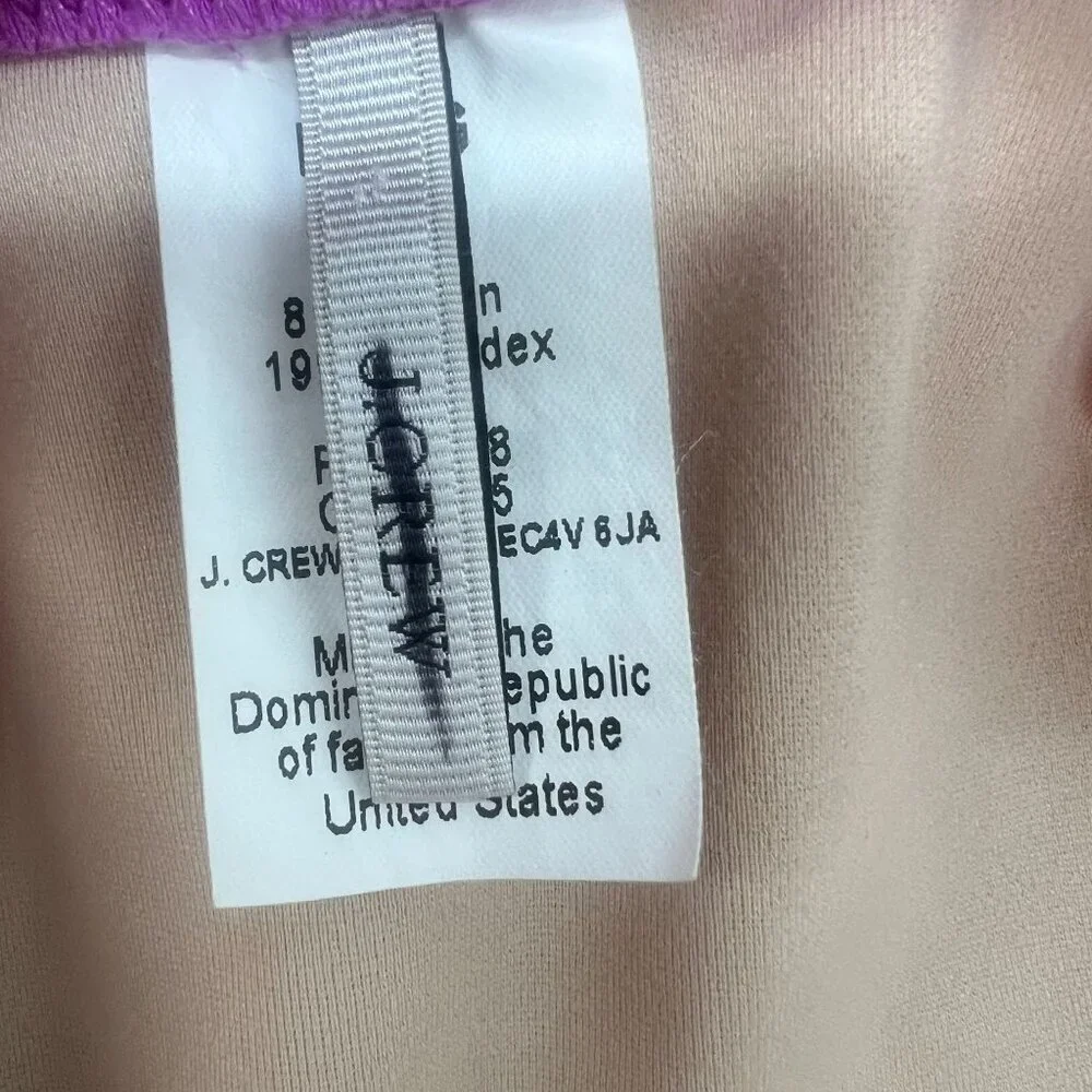 J. Crew Women Size 0 Long Purple Balconette One Piece Swimsuit‎
